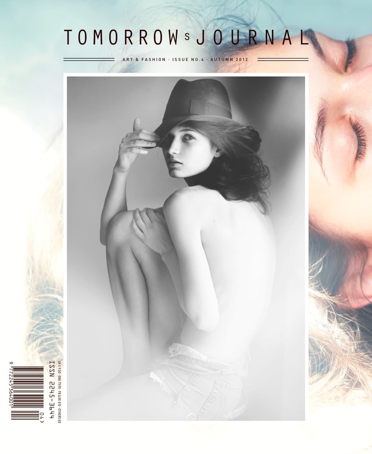 Tomorrow’s Journal issue 4 cover: black-and-white portrait of a woman in a hat
