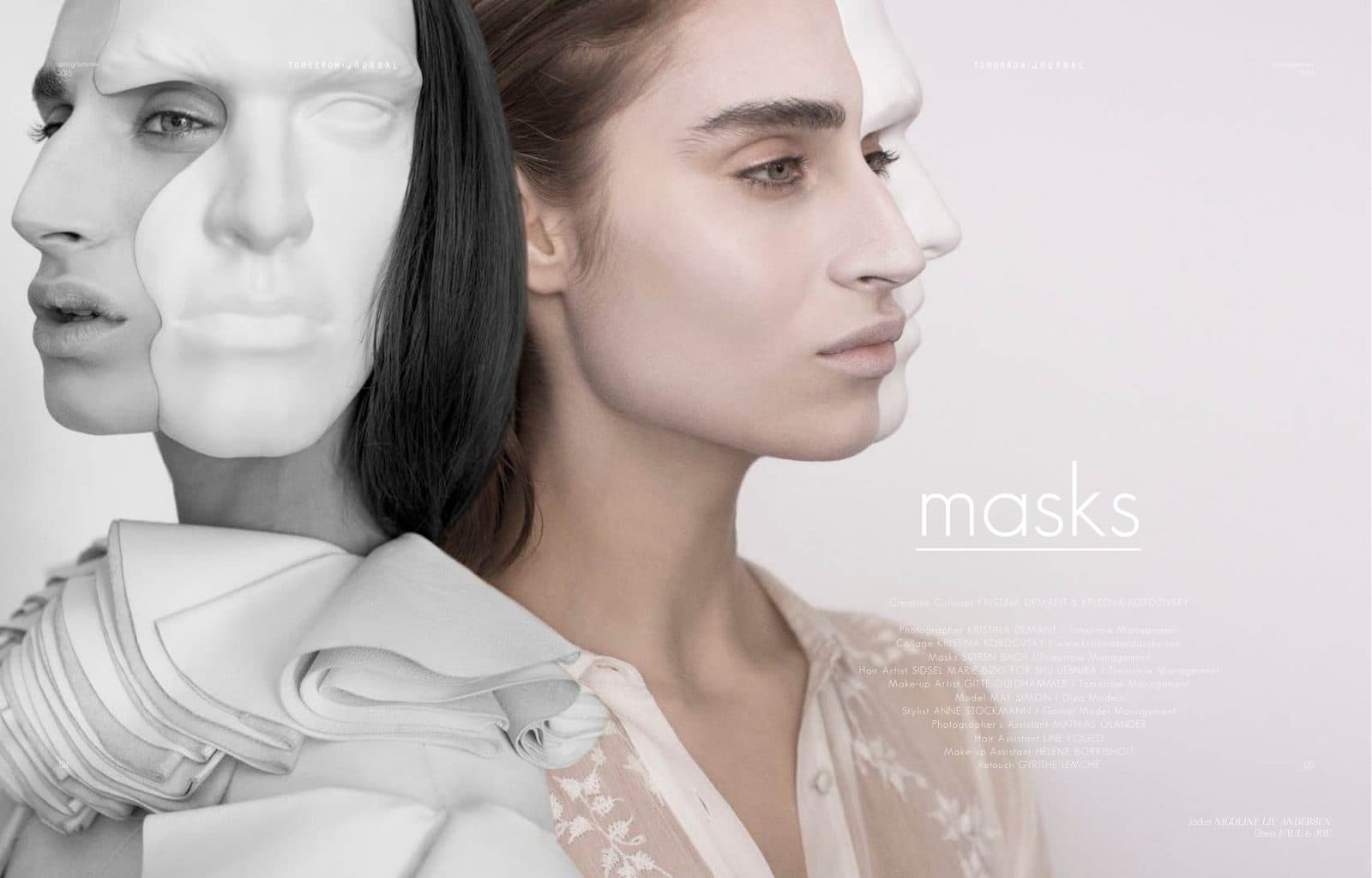 Opening spread of Masks