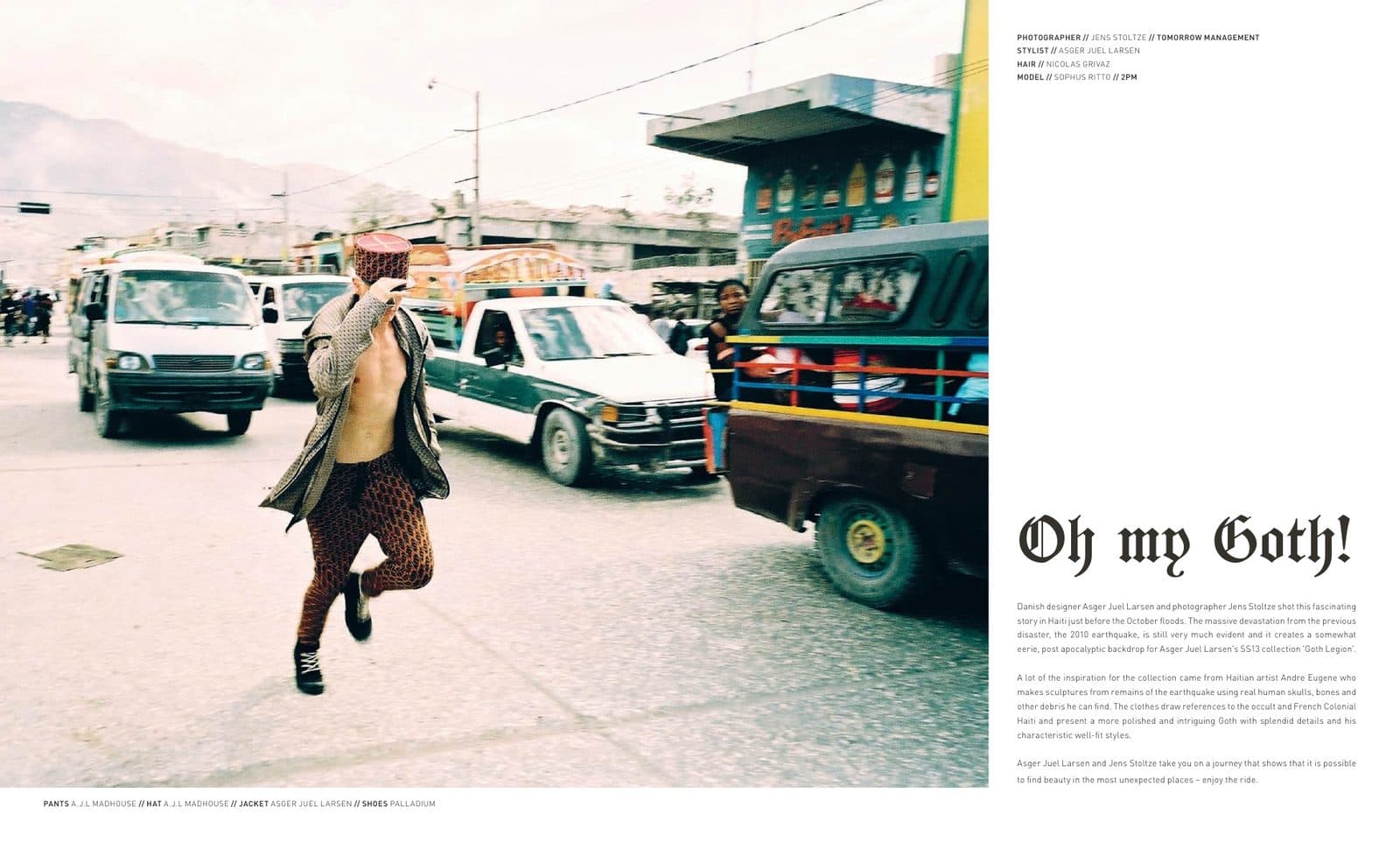 Opening spread of Oh My Goth!