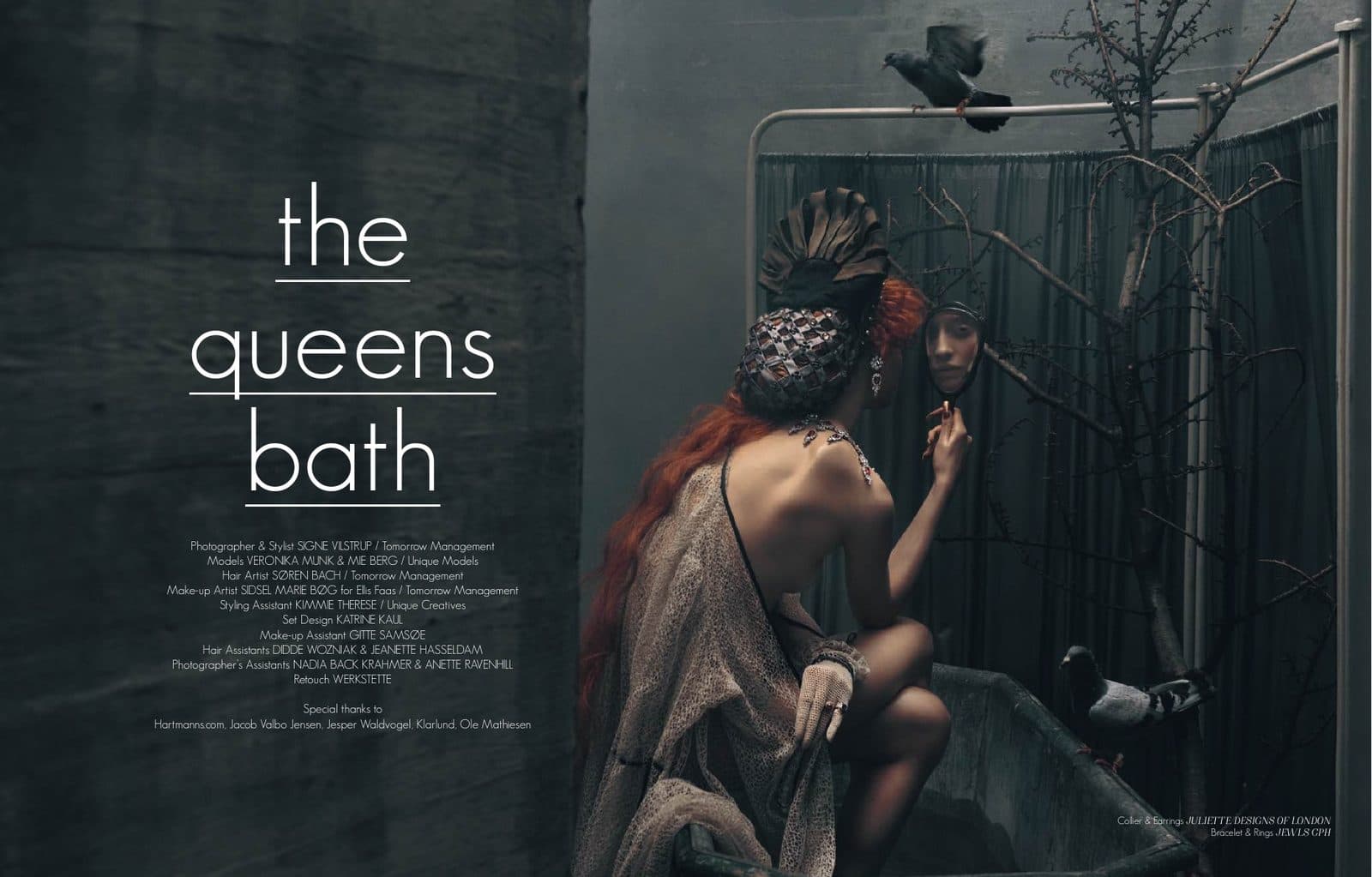 Opening spread of The Queens Bath