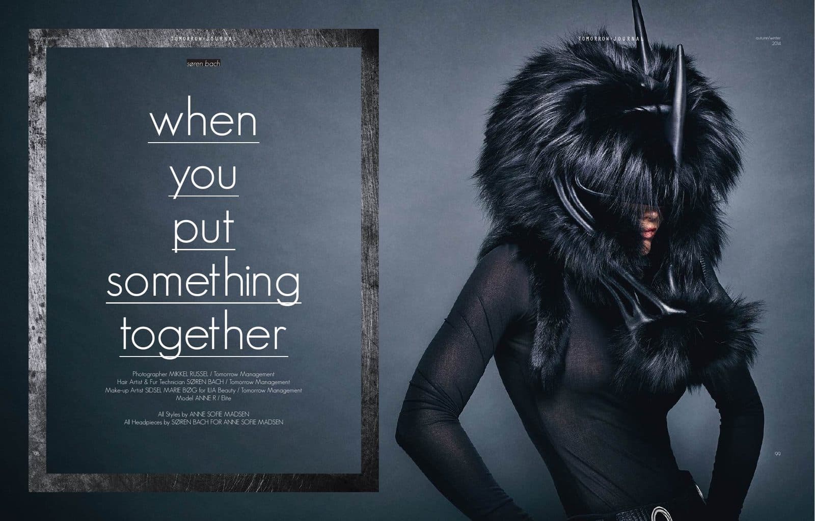 Opening spread of When You Put Something Together